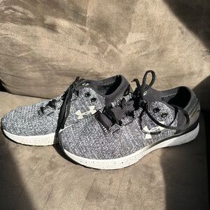 Under Armour Black and Gray Athletic Shoes